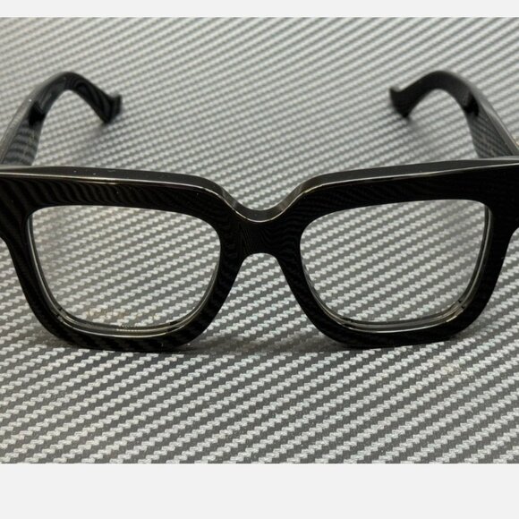 GUCCI Black Gold Women\'s Medium 52 mm Eyeglasses main image 3